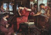 John William Waterhouse Penelope and the Suitors oil painting on canvas